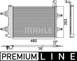 CONDENSER FITS SKODA/ VOLKSWAGEN (MAHLE/BEHR)