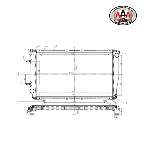 RADIATOR Fits SUBARU LIBERTY (1994 -