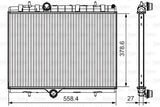 VALEO RADIATOR Fits CITROEN C4,B7 1.2L/DS 4/DS 5 14-on 735630