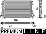 INTERCOOLER FITS VOLKSWAGEN (MAHLE/BEHR)