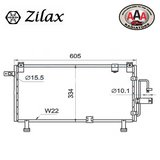 AAA (ZILAX) CONDENSER Fits HOLDEN RODEO RA (2003 - 2008)