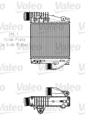 VALEO INTERCOOLER Fits CITROEN C3/C4/PEUGEOT 3008/5008 13-on 818290