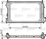 VALEO RADIATOR Fits SAAB 9-3 D75/E50/YS3F 05-15 735083