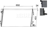 RADIATOR FITS VOLKSWAGEN CADDY - MAHLE/BEHR