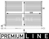 MERCEDES LOW TEMP RADIATOR / INTERCOOLER - CIR 25 000P (MAHLE) (A0995002003)