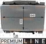 Radiator, engine cooling - 8MK 376 701-651