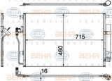 BEHR CONDENSER Fits MERCEDES BENZ SPRINTER/VW CRAFTER 30-50 2.5L 06-on 8FC 351 307-641