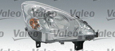 VALEO Headlight Left, H4, W5W, PY21W, Halogen, with bulb 043776