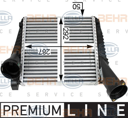 BEHR INTERCOOLER Fits PORSCHE CAYENNE/VW TOUAREG 04-10 8ML 376 723-471