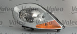 VALEO Headlight Left, H4, W5W, P21W, Halogen, with bulb, 043397