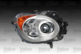 VALEO Headlight Left, H7, W5W, P21W,Halogen, with bulb 043794