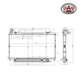 RADIATOR Fits HOLDEN COMMODORE (2006 - on) AUTO