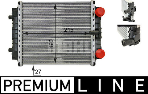 ADDITIONAL COOLER FOR COOLANT  FITS AUDI S3