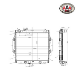 AAA RADIATOR Fits TOYOTA HILUX (1997 - 2003)