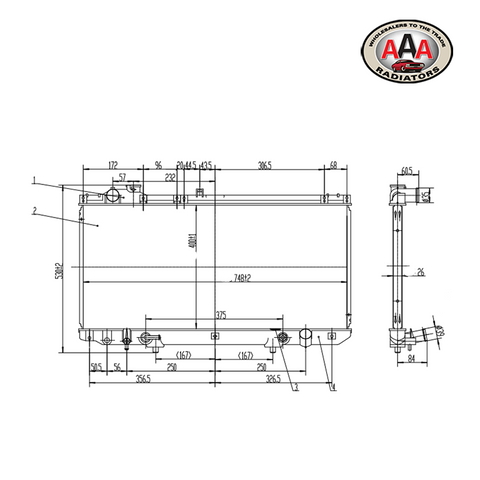 RADIATOR Fits LEXUS GS300 (1998 - 2005)