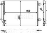 CONDENSER FITS VOLKSWAGEN (MAHLE/BEHR)