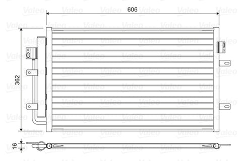 CONDENSER fits IVECO (VALEO)