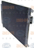 BEHR CONDENSER Fits ABARTH 500/FIAT 500C 07-on 8FC 351 343-284