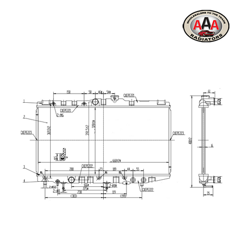 RADIATOR Fits HOLDEN NOVA (1989 - 1992) AUTO