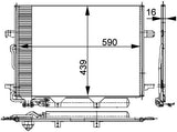 CONDENSER FITS MERCEDES