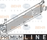 BEHR INTERCOOLER Fits FIAT DUCATO 120/130 Multijet 2.3D 06-on 8ML 376 746-011