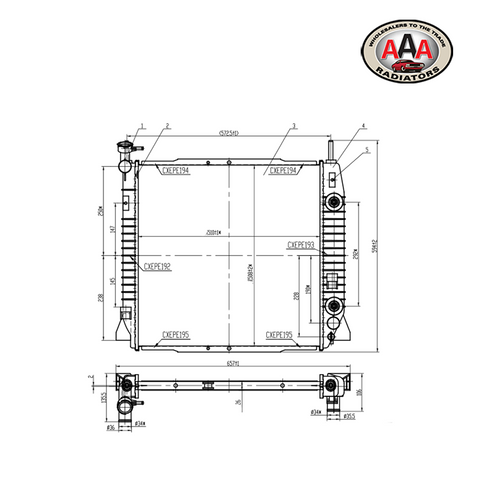 RADIATOR Fits HOLDEN RODEO (2006 - 2008) AUTO