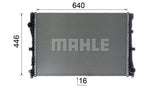 RADIATOR FITS MERCEDES C-CLASS-(A0995002203 ) (MAHLE/BEHR)