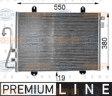 BEHR CONDENSER Fits RENAULT CLIO X65 01-06 8FC 351 037-541