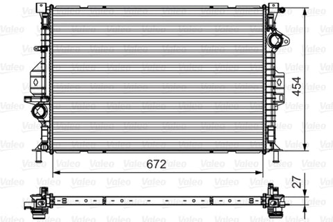 VALEO RADIATOR FITS FORD (CV618005TB)