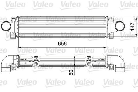 VALEO INTERCOOLER Fits VOLVO S60 134/V60 157/XC60 DZ 10-17 818646