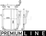 CONDENSER FITS VOLVO S40 (MAHLE/BEHR)