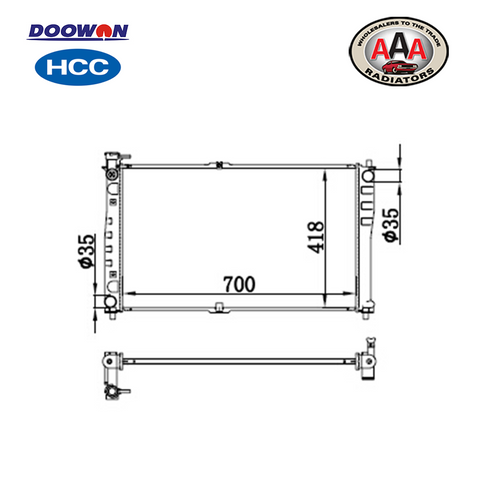 RADIATOR Fits KIA CARNIVAL UP /GQ (1999 - 2006)