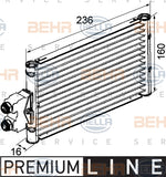 BEHR OIL COOLER Fits MERCEDES BENZ E-CLASS/M-CLASS 05-11 8MO 376 747-201