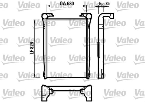 VALEO INTERCOOLER FITS RENAULT  (816978)