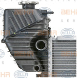 BEHR RADIATOR Fits MERCEDES BENZ SPRINTER 2-t/3-t/4-t/5-t 00-06 8MK 376 722-001