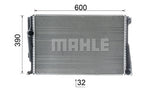 RADIATOR FITS BMW (17118623369 ) - MAHLE/ BEHR