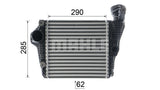 INTERCOOLER FITS PORSCHE (95B145804A ) - MAHLE/BEHR