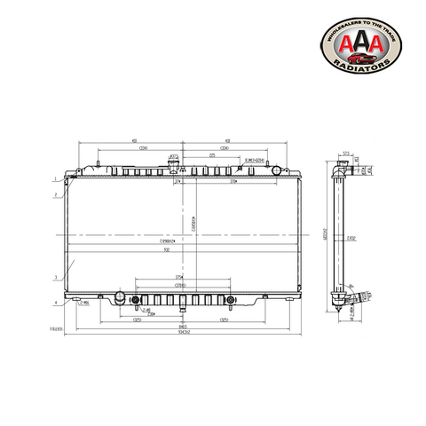 RADIATOR Fits NISSAN PATROL (1997 - 2000) AUTO