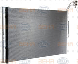 BEHR CONDENSER Fits VW TOUAREG 11-on 8FC 351 343-161