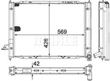 RADIATOR FITS VOLKSWAGEN TRANSPORTER- MAHLE/BEHR