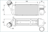 VALEO INTERCOOLER FITS CITREON, PEUGEOT (0384K0)