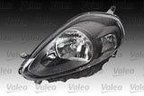 VALEO Headlight Right, H4, W5W, Halogen, with bulb 044601