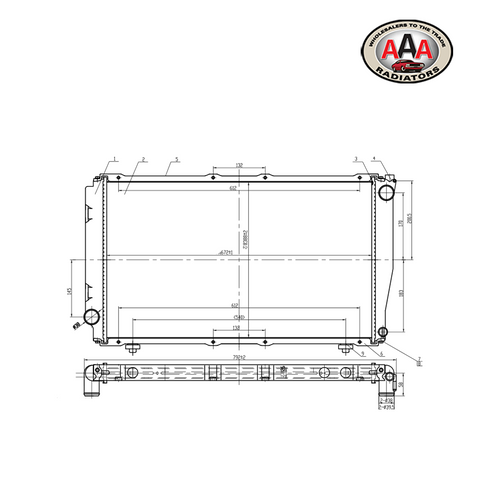 RADIATOR Fits SUBARU LIBERTY (1990 - 1994) MANUAL