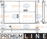 BEHR RADIATOR Fits MINI CLUBMAN R55,R60/MINI Cooper R57,R58 Petrol 8MK376754591