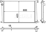 RADIATOR FITS MINI (17118675266) - MAHLE/BEHR