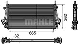 INTERCOOLER FITS OPEL INSIGNIA - MAHLE/BEHR