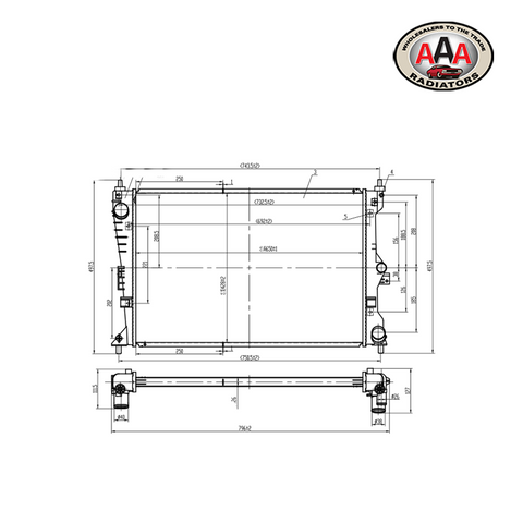 RADIATOR Fits FORD FALCON (2007 - 2010)