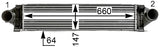 INTERCOOLER FFITS FORD MONDEO/FOCUS (MAHLE/BEHR)
