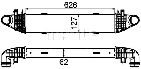 INTERCOOLER FITS MERCEDES (A2045000000)