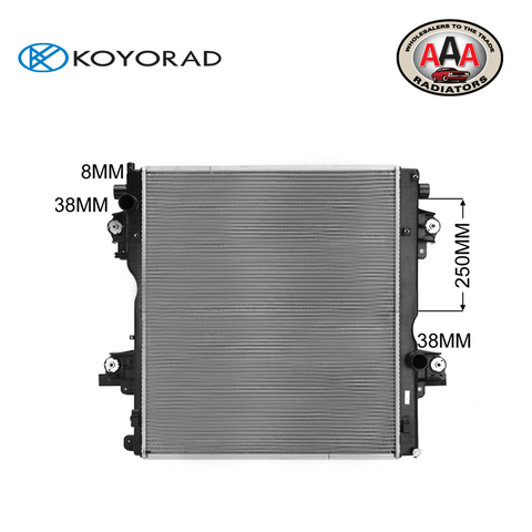 RADIATOR Fits TOYOTA LANDCRUISER PRADO KDJ150R (2009 - on) MANUAL Diesel